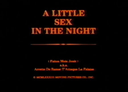 A Little Sex in the Night / Немного Секса На Ночь